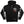 Miss May I 'Silence' full zip hockey hoodie in black front view