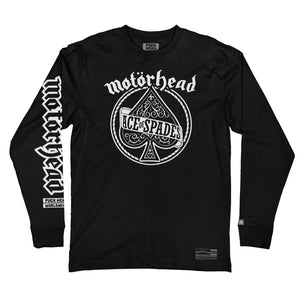 Motorhead 'Ace of Spades' long sleeve hockey t-shirt in black