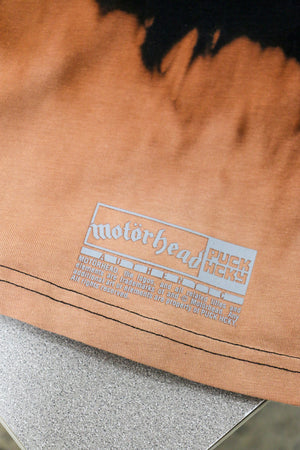 Motorhead 'Ace of Spades' limited edition short sleeve tie-dye hockey t-shirt hem tag