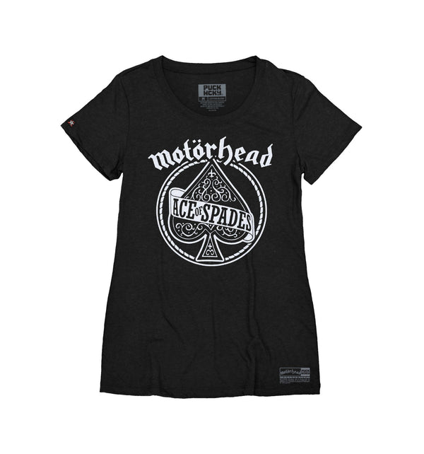 Motorhead 'Ace of Spades' women's short sleeve hockey t-shirt in black