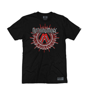 NOTHING MORE 'Deja Vu' short sleeve hockey t-shirt in black front view