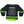 Overkill 'Believe in the Fight' hockey jersey in black and neon green back view