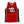 OVERKILL 'DEVIL BY THE TAIL' sleeveless basketball jersey in black, red, and white front view