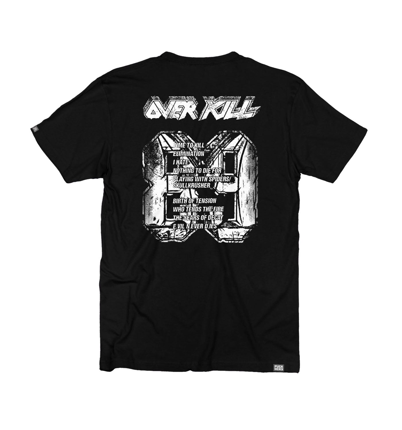 Overkill Large Back Overkill 'The Years Of Decay' Hockey T-Shirt – PUCK HCKY