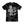 PUCK HCKY 'Ananas' short sleeve t-shirt in black tie-dye front view
