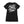 PUCK HCKY 'Ananas' women's short sleeve t-shirt in black back view