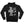 PUCK HCKY ‘Ananas’ full zip hockey hoodie in black back view