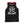 PUCK HCKY 'BIG STAR' sleeveless basketball jersey in black, red, and white front view