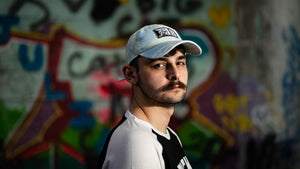 PUCK HCKY 'Sliced N' Stacked' Tie-Dyed Hockey Dad Hat