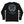 PUCK HCKY 'Shoot Pucks Not People - Eagle Worldwide' long sleeve hockey t-shirt in black back view