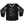 PUCK HCKY 'Shoot Pucks Not People - Hel's Guy' hockey jersey in black and white front view