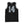 PUCK HCKY 'Shoot Pucks Not People - Or Death' sleeveless basketball jersey in black, grey, and white back view