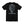 PUCK HCKY 'Shoot Pucks Not People - Or Death' short sleeve t-shirt in black back view