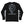 PUCK HCKY 'Shoot Pucks Not People - Or Death' long sleeve hockey t-shirt in black back view
