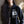 PUCK HCKY 'Shoot Pucks Not People - Television' full zip hockey hoodie in black front view on model