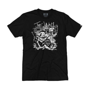 PUCK HCKY 'The Wall' short sleeve t-shirt in black