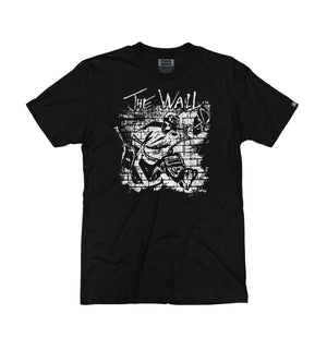 PUCK HCKY 'The Wall' short sleeve t-shirt in black