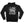PUCK HCKY ‘The Wall’ full zip hockey hoodie in black back view