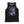 PUCK HCKY 'VAPORWAVE' sleeveless basketball jersey in black, grey, and white front view