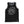 SEETHER 'THE S' sleeveless basketball jersey in black, grey, and white front view