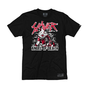 Slayer 'Angel of Death' short sleeve hockey t-shirt in black