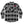 SLAYER 'FIGHT TILL DEATH' flannel in grey and black plaid front view