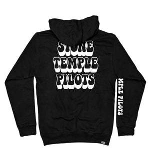 Stone Stemple Pilots 'Buggy' pullover hoodie in black back view