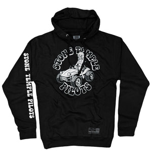 Stone Stemple Pilots 'Buggy' pullover hoodie in black front view