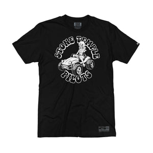 Stone Temple Pilots 'Buggy' short sleeve t-shirt in black front view