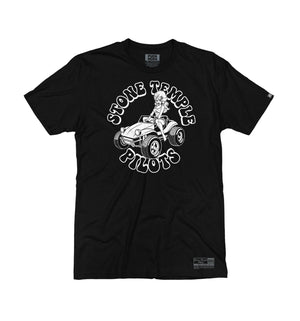 Stone Temple Pilots 'Buggy' short sleeve t-shirt in black front view