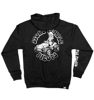 Stone Temple Pilots 'Buggy' full zip hoodie in black back view