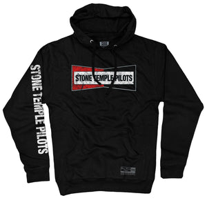 Stone Stemple Pilots 'Champion' pullover hockey hoodie in black front view
