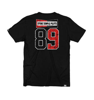 Stone Temple Pilots 'Champion' short sleeve t-shirt in black back view
