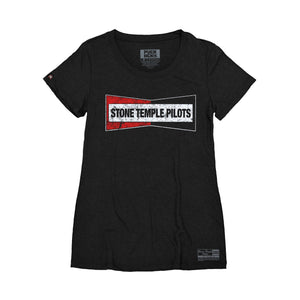 Stone Temple Pilots 'Champion' women's short sleeve t-shirt in black front view