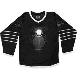 TOTEM 'Amun Ra' hockey jersey in black and white front view