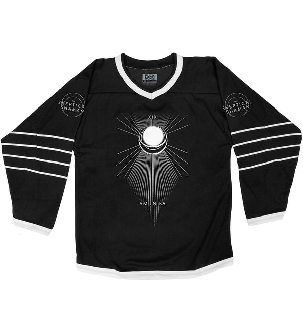 TOTEM 'Amun Ra' hockey jersey in black and white front view