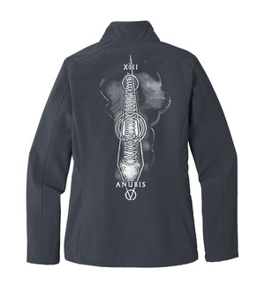 TOTEM 'Anubis' women's jacket in battleship grey back view