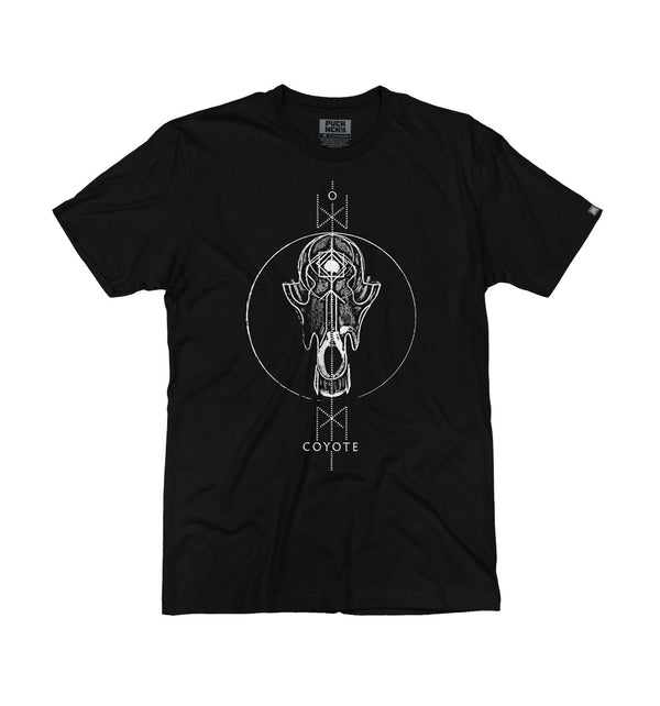 TOTEM 'Coyote' short sleeve t-shirt in black