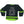 TOTEM 'Freya' hockey jersey in black and neon green back view