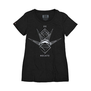 TOTEM 'Hecate' women's short sleeve t-shirt in black
