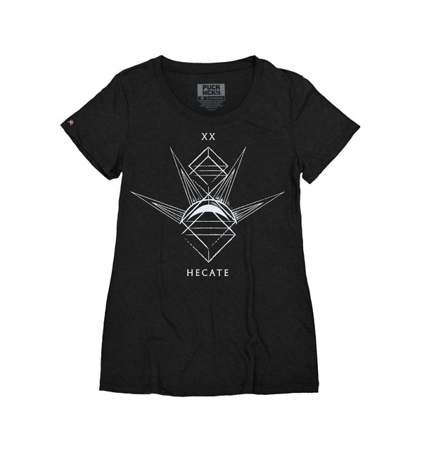 TOTEM 'Hecate' women's short sleeve t-shirt in black