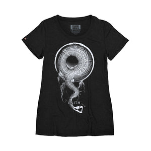 TOTEM 'Lilith' women's short sleeve t-shirt in black