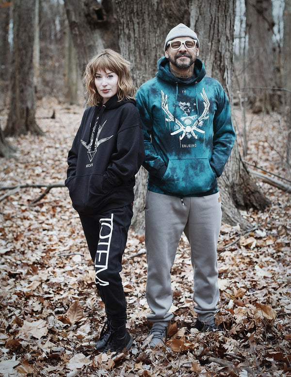 TOTEM 'Logo' jogging pants in black on model