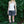 TOTEM 'Logo' women's fleece shorts in black camo on model
