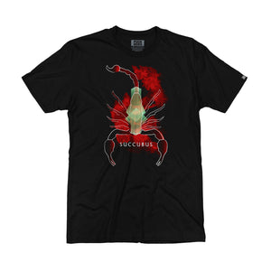 TOTEM 'Succubus' short sleeve t-shirt in black
