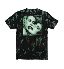 TYPE O NEGATIVE 'BLOODY KISSES' limited edition short sleeve tie-dye hockey t-shirt back view