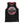 VOLBEAT 'THE CIRCLE' sleeveless basketball jersey in black, red, and white front view