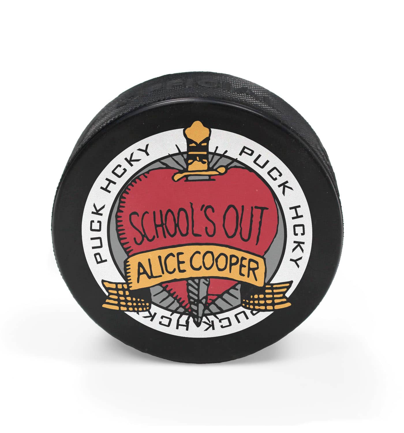 ALICE COOPER ‘SCHOOLS OUT’ limited edition hockey puck