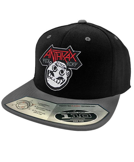 Anthrax 'Not' Snapback Hockey Cap (Black/Grey) – PUCK HCKY