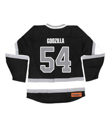 What do you all think of my shiny Godzilla hockey jersey? : r/GODZILLA